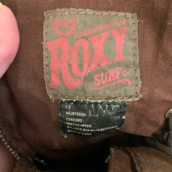 ROXY brown lace-up hiking boots - Picture 7 of 7